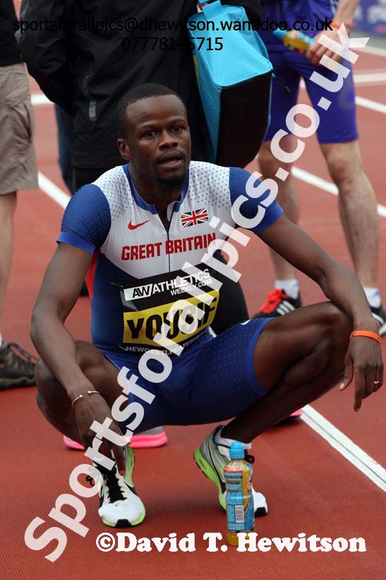 Rabah Yousif Bkheit after the 500 metres, Great North CityGames. Photo: David T. Hewitson/Sports for All Pics